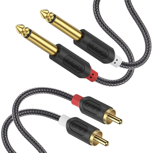 Cable RCA/TS 1/4″ – 7 Metros Cable Amphenol / Conector RCA y TS Amphenol –  ADN Tecnology Perú