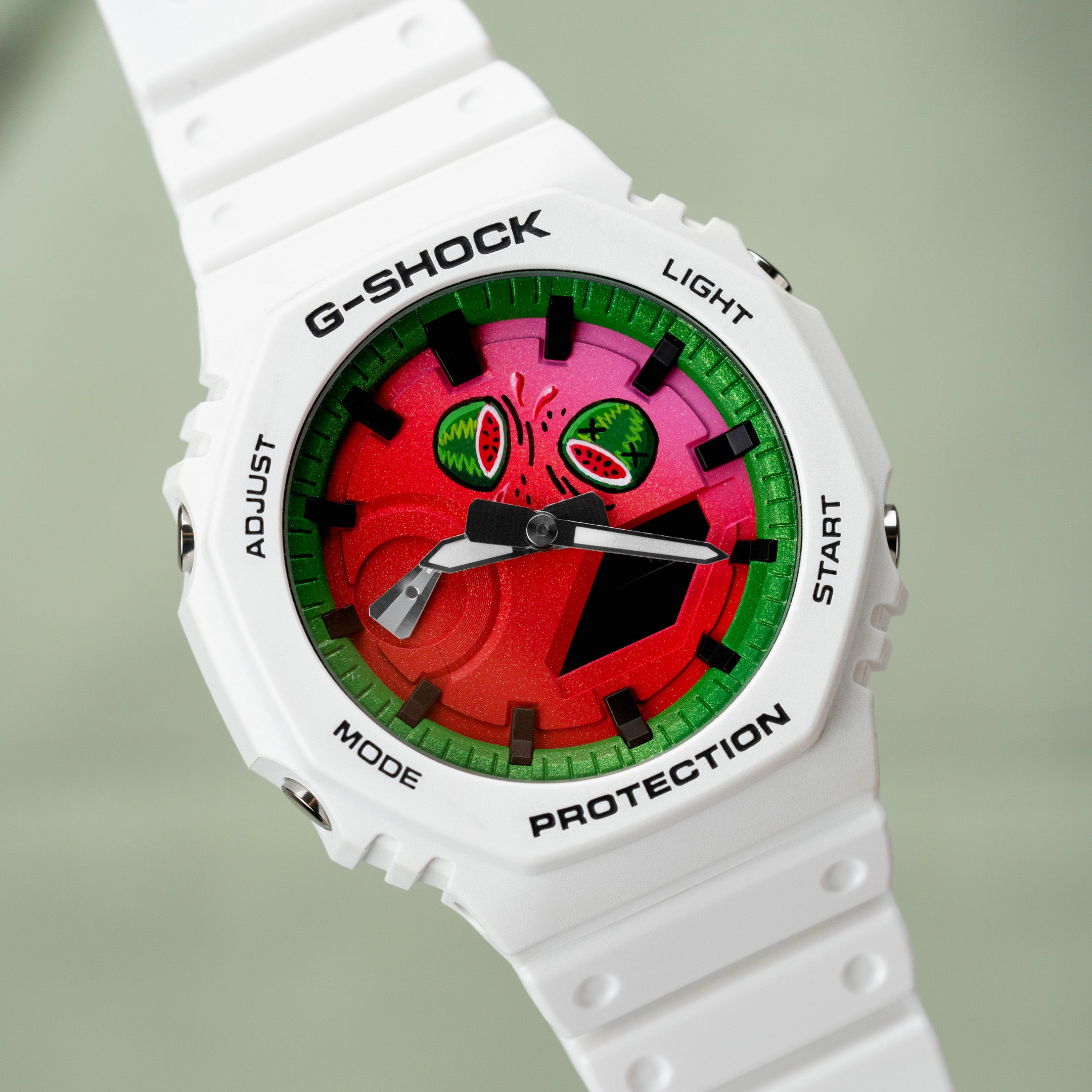 Slice into style with the G-Shock CasiOak Post Melone limited edition watch, a bold fashion statement