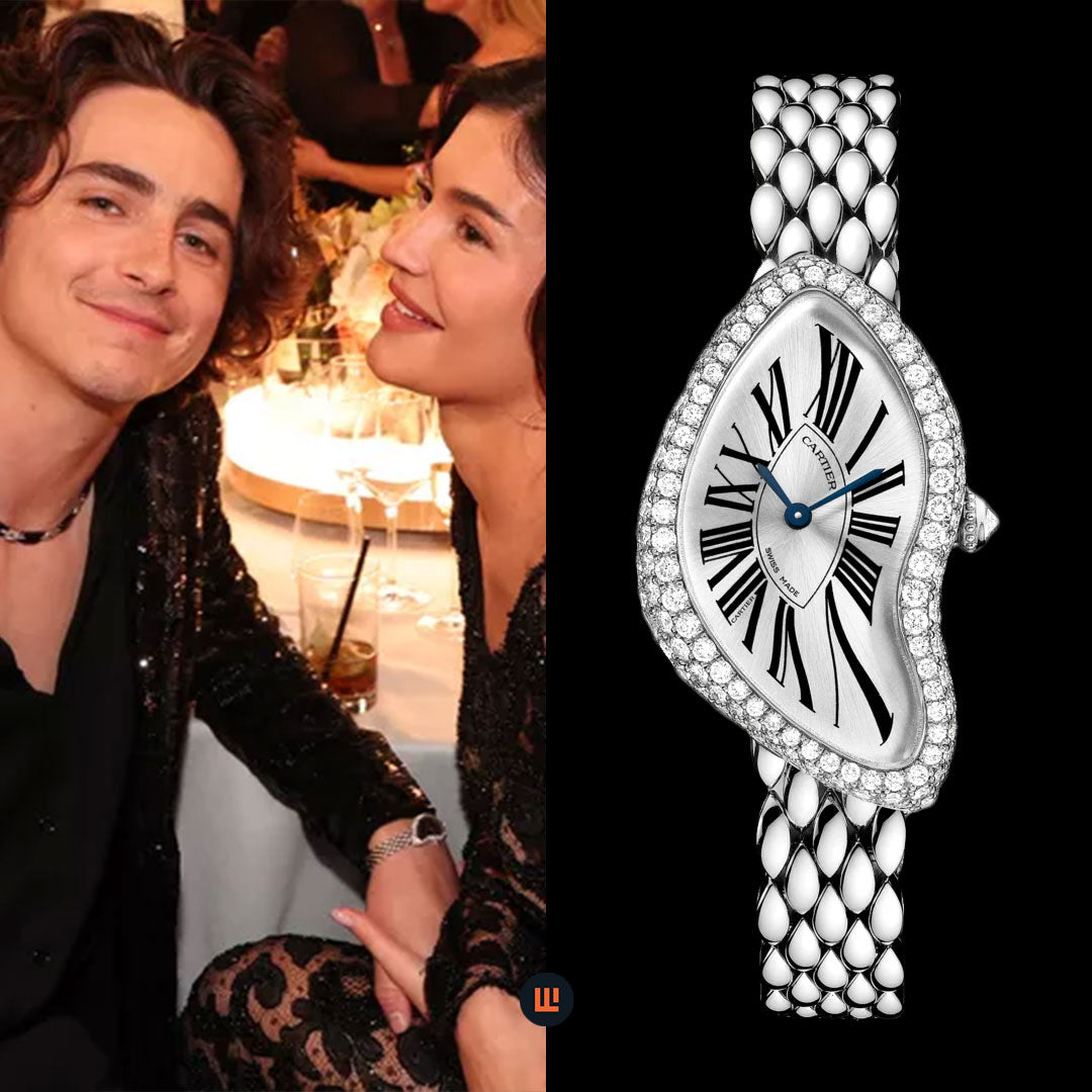 Timothee Chalamet Watch - Cartier Crash WL420051