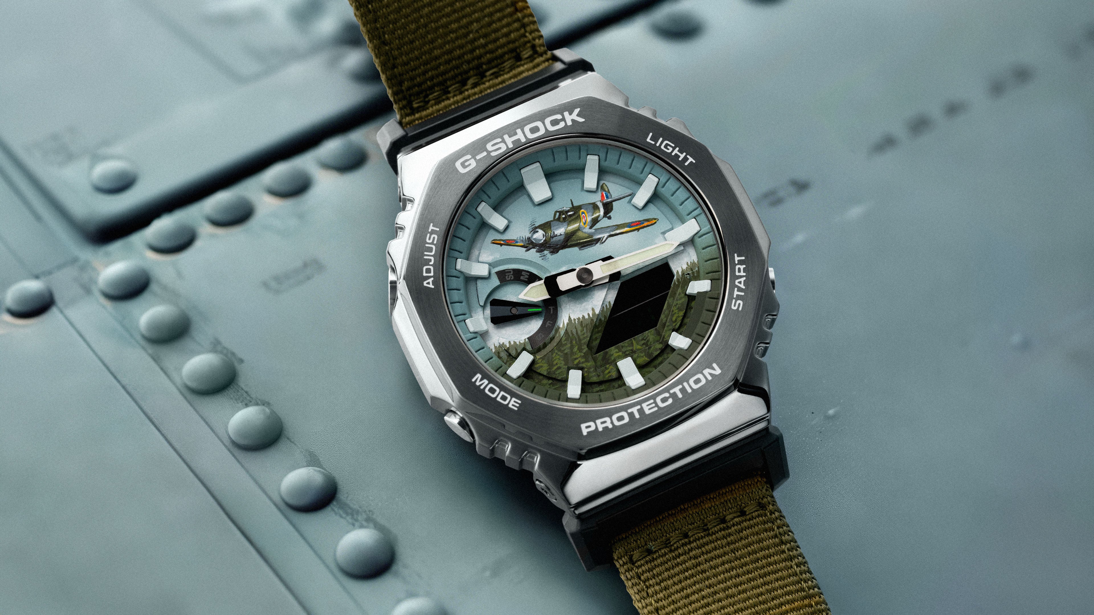 Exclusive G-Shock CasiOak Spitfire aviation collector's item 100 pieces worldwide