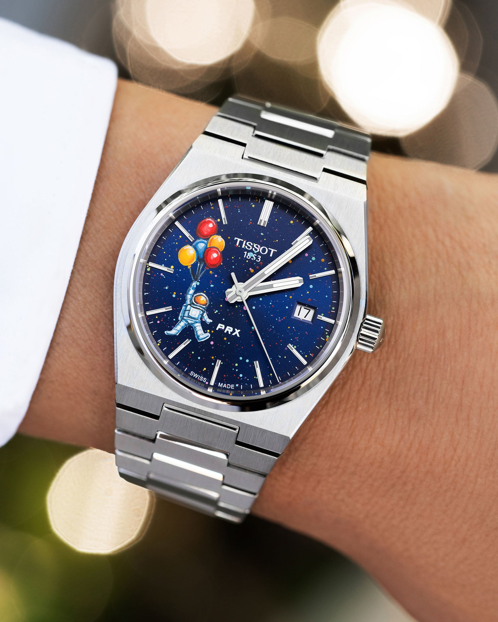 Spaceman Concept on Tissot PRX 35mm Blue Dial Limited Edition