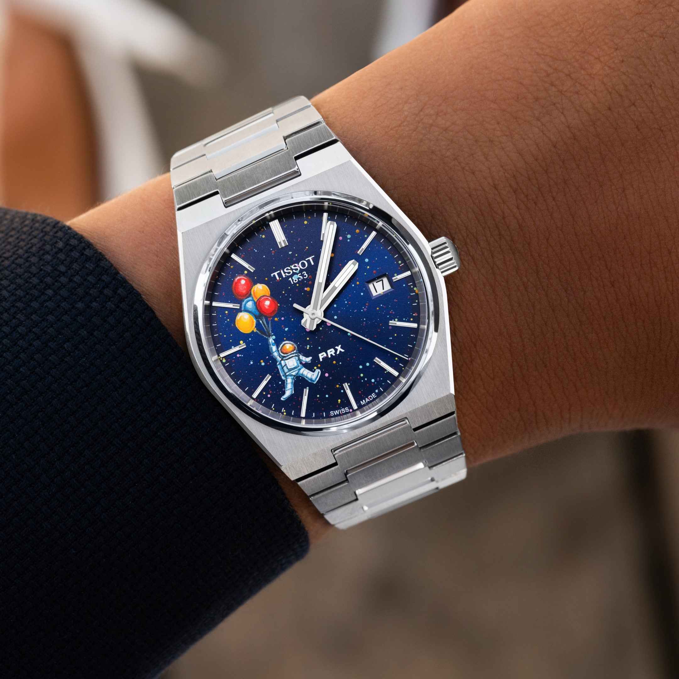 Spaceman Concept on Tissot PRX 35mm Blue Dial Limited Edition