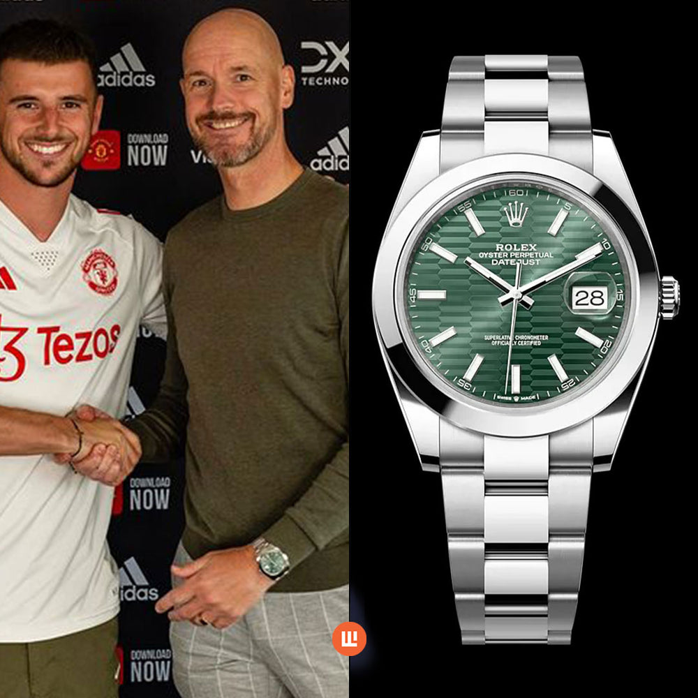 Erik Ten Hag wears Rolex Datejust 126300