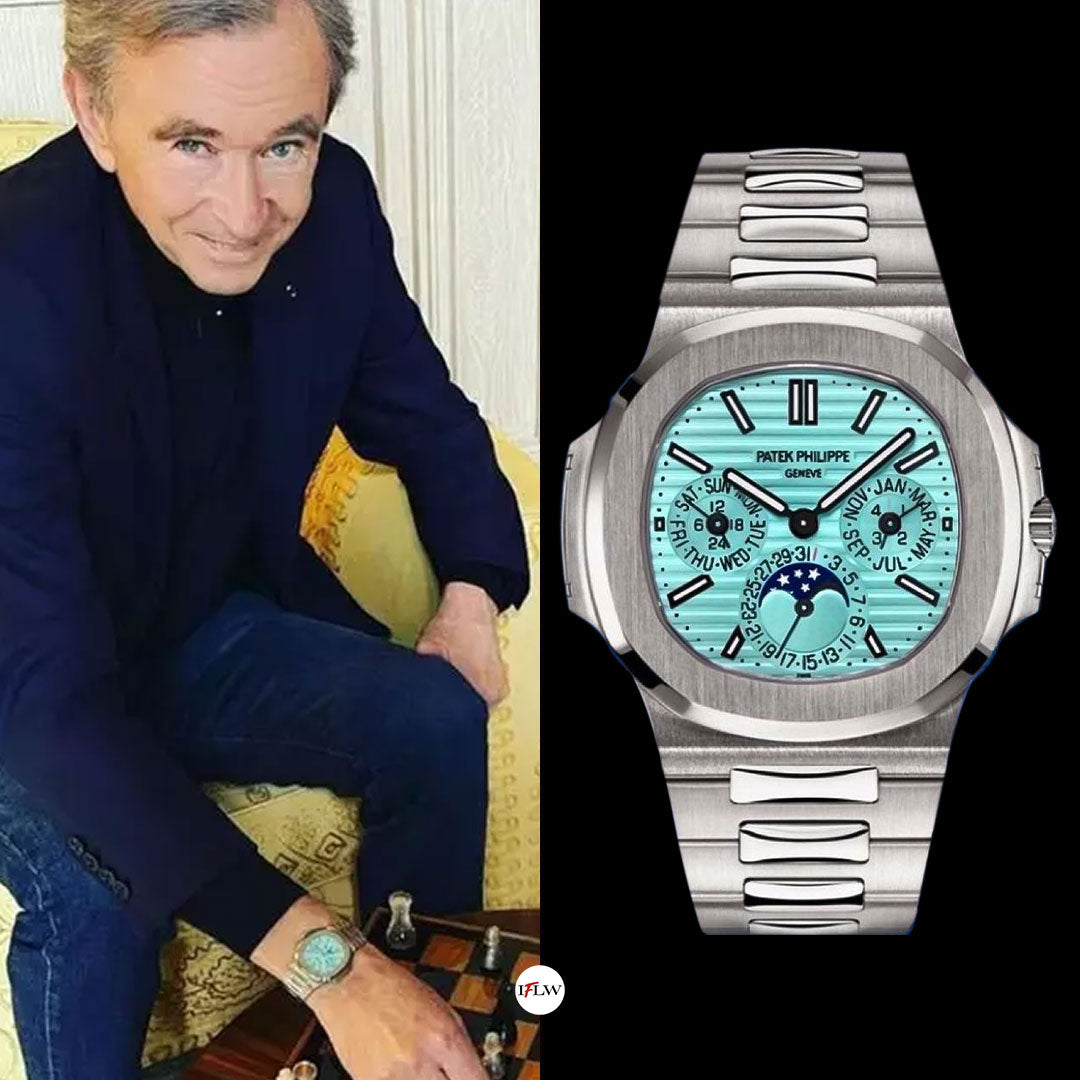 Spotted - Bernard Arnault Unique Tiffany-Blue Patek Nautilus 5740