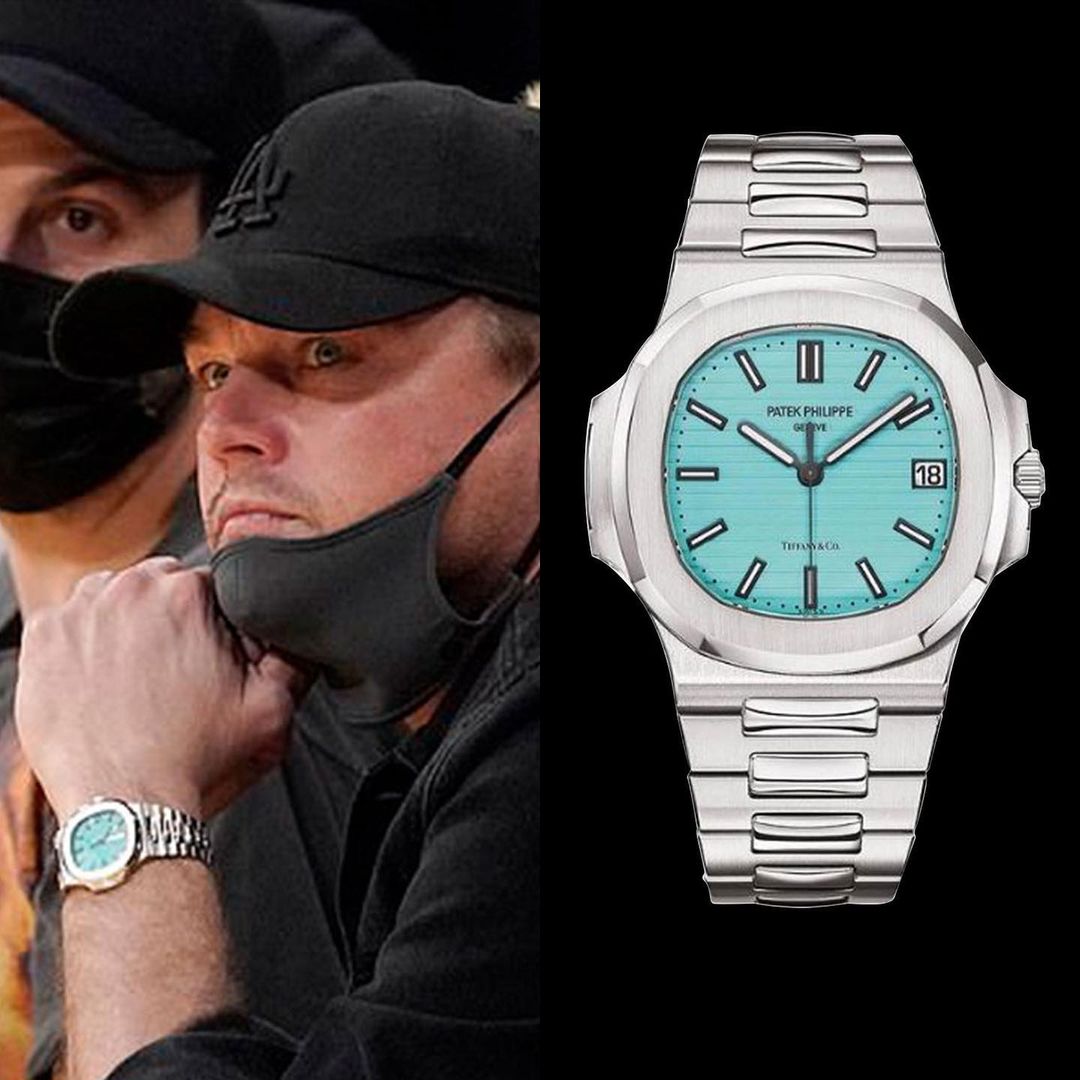 Wrist Check: Leonardo Dicaprio Joins the Patek Philippe Tiffany Blue Dial  Nautilus Family