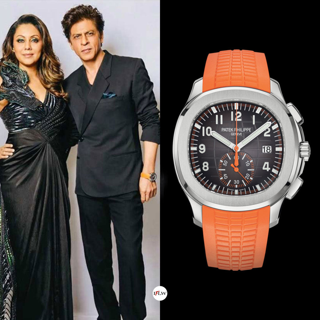 Shah Rukh Khan wears Audemars Piguet's blue Royal Oak Perpetual