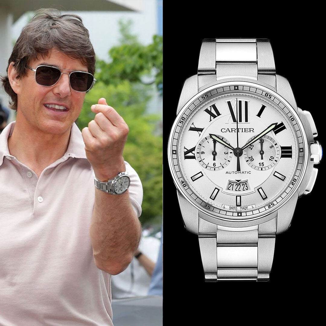 Tom Cruise Watch Collection - Cartier Chronograph W7100045