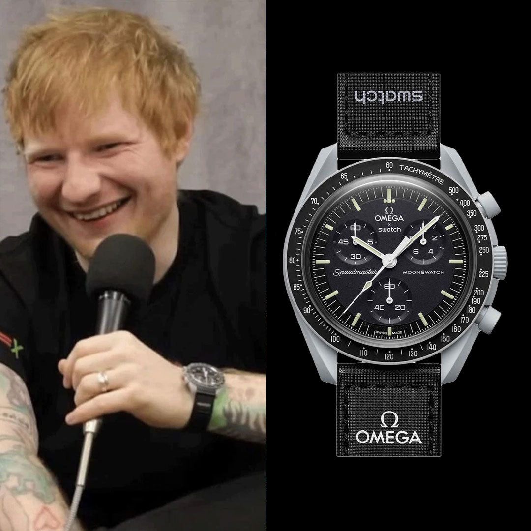Ed Sheeran Watch Collection Varies From Moonswatch Hublot To Audemars Ifl Watches