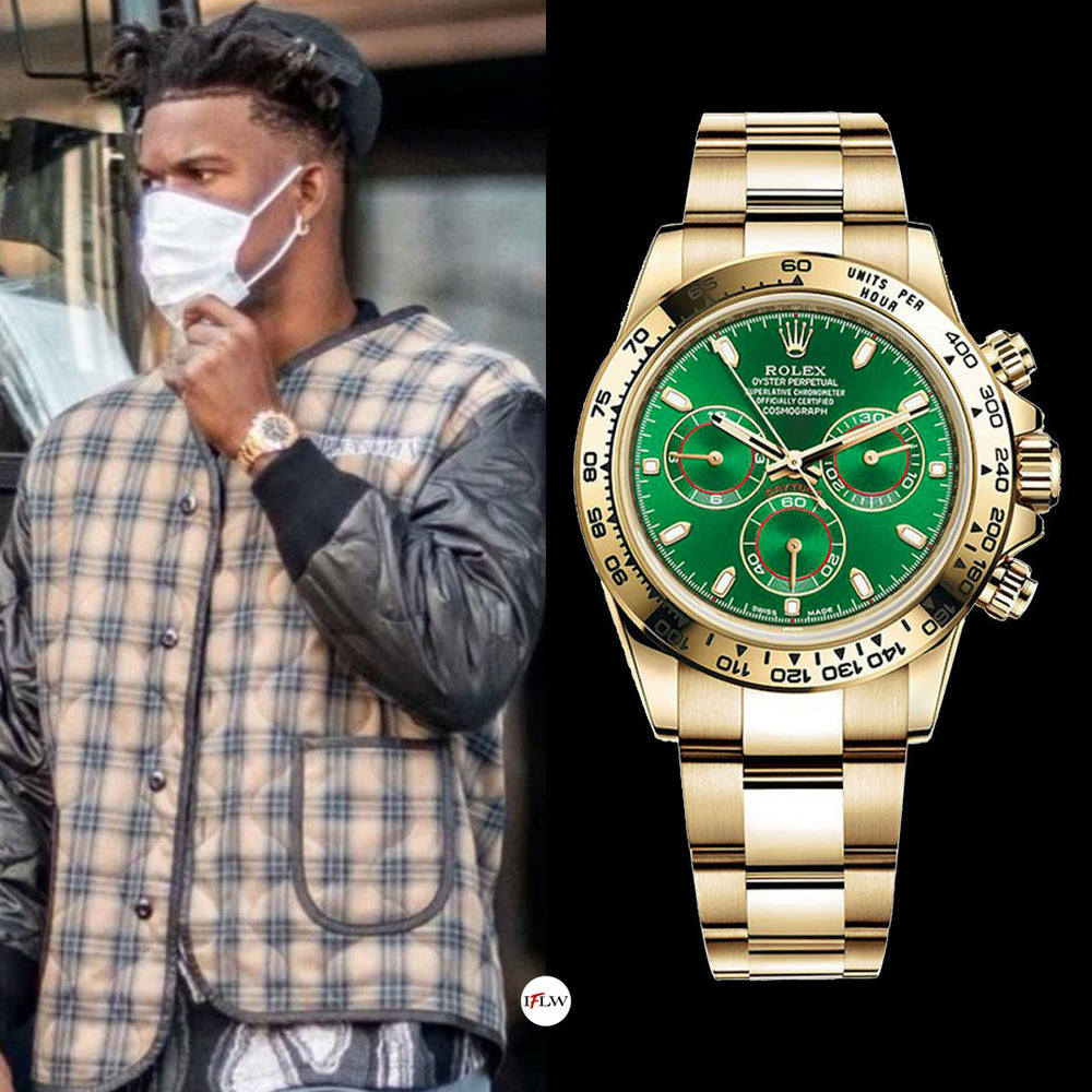 Celebrities With the Rolex Daytona Green Dial – IFL Watches