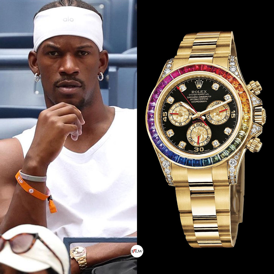 GQ Magazine on X: The Rolex Daytona Rainbow in rose gold has been