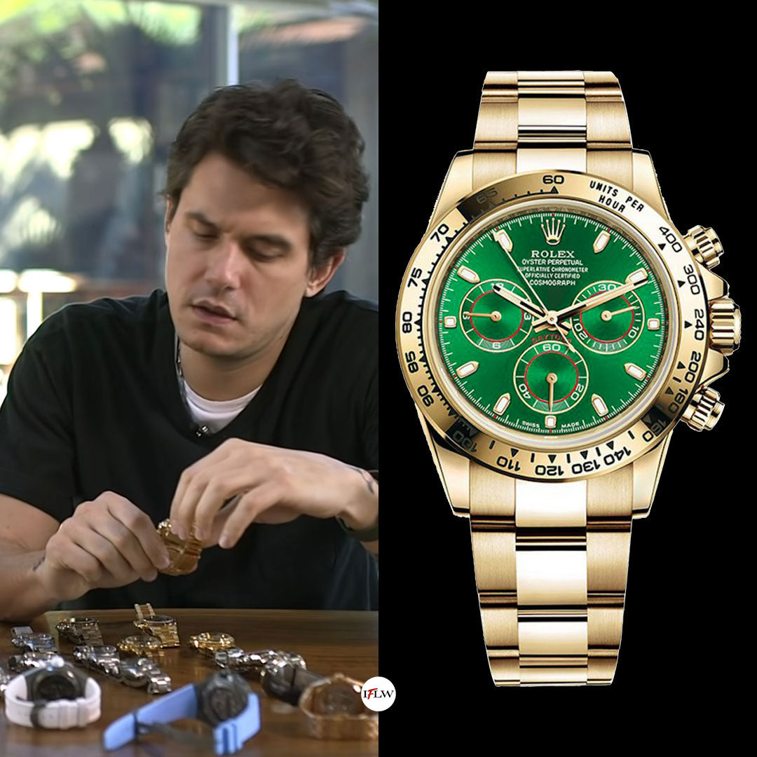 Celebrities With the Rolex Daytona Green Dial IFL Watches