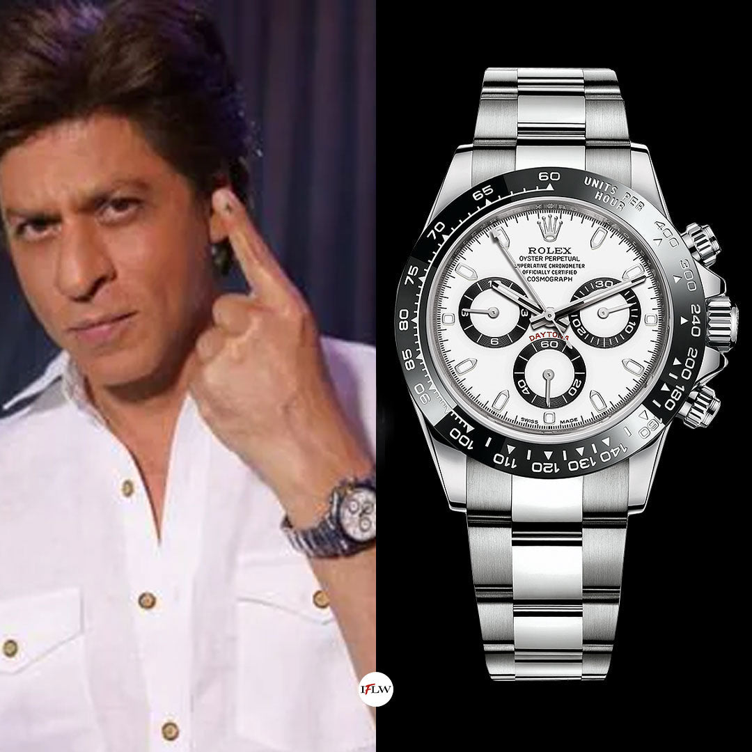 Shah Rukh Khan wears Audemars Piguet's blue Royal Oak Perpetual