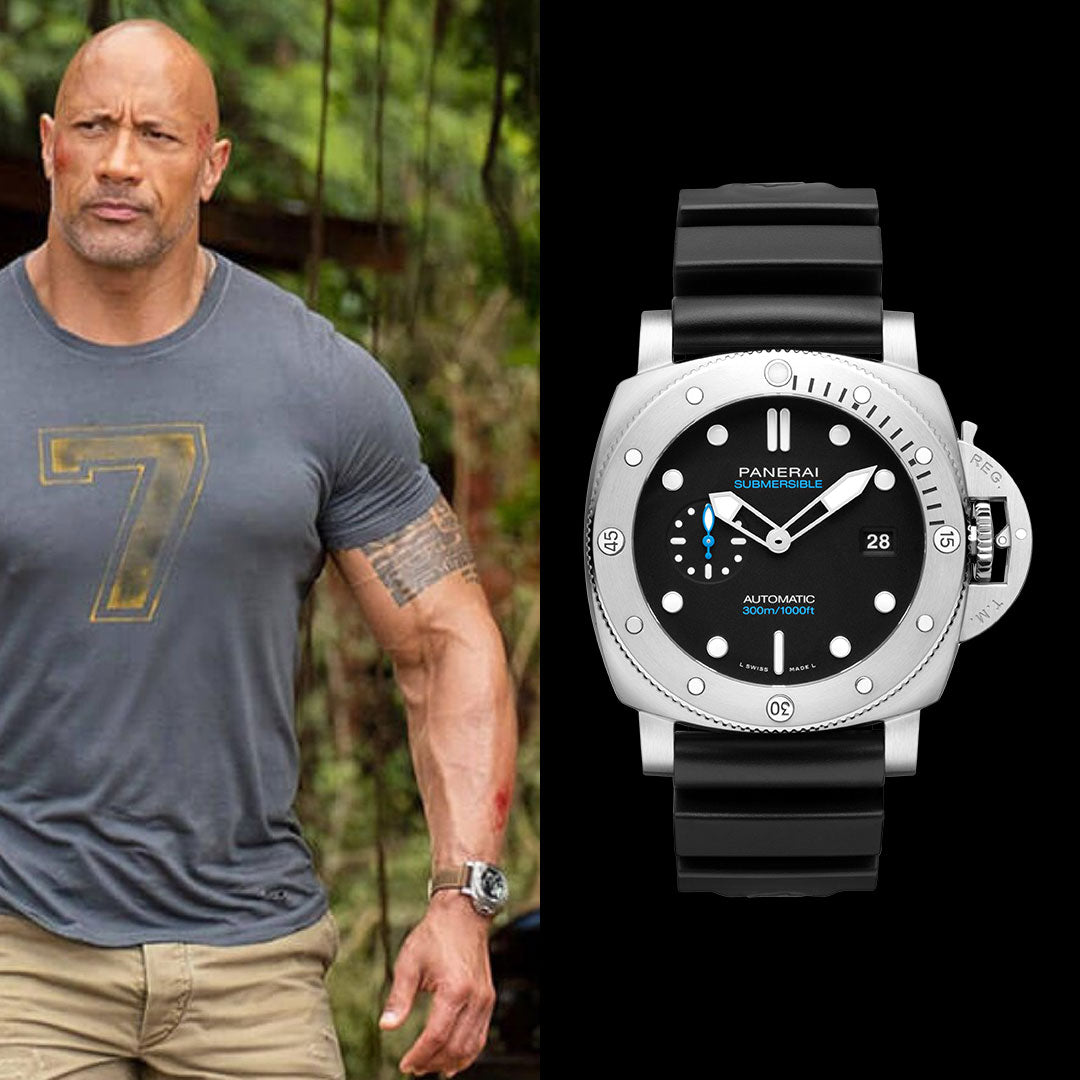 Watch Collection of The Rock Dwayne Johnson - Panerai Submersible QuarantaQuattro PAM01229