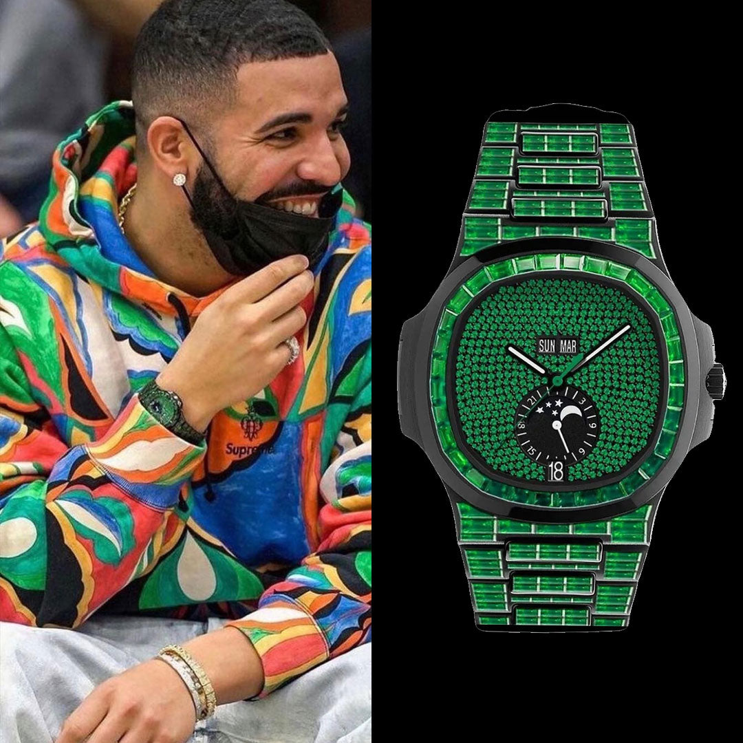 Drake Wore A ₹12 Lakh Rolex Watch With A Hoodie At Wimbledon 2018 | GQ India
