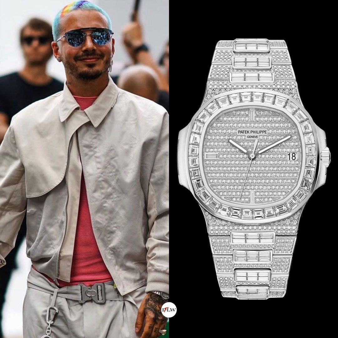 Celebrities Wearing Patek Philippe Nautilus Chronograph 5980/1R – IFL  Watches