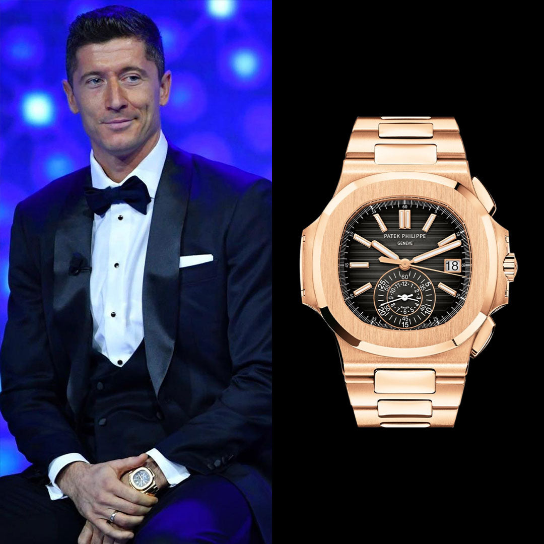 Celebrities Wearing Patek Philippe Nautilus Chronograph 5980/1R – IFL  Watches