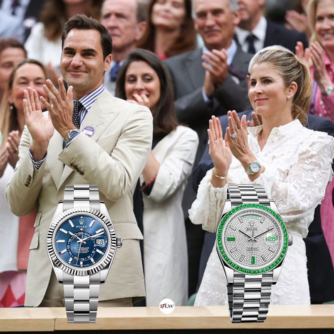 Roger federer rolex hi-res stock photography and images - Alamy