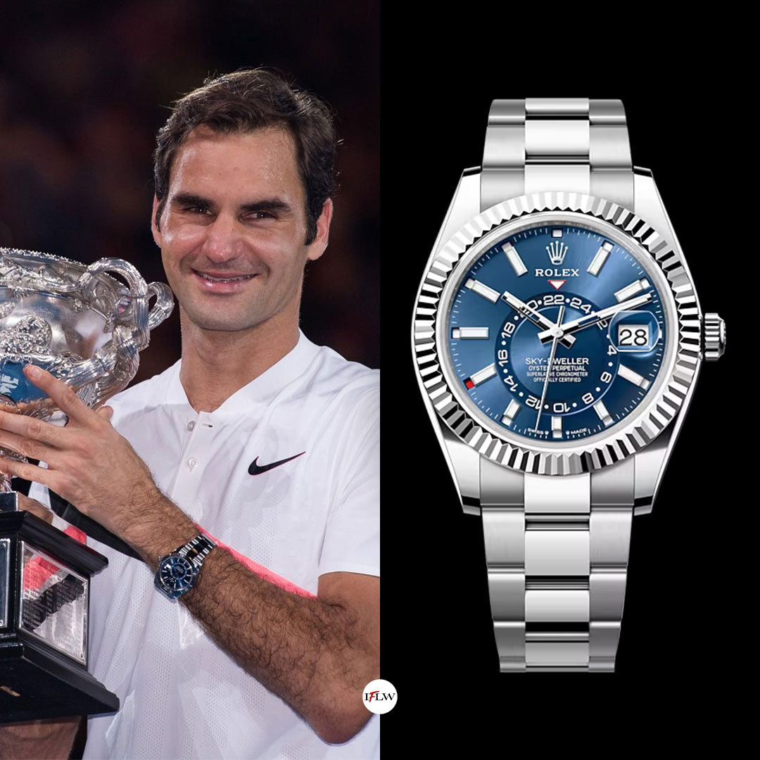 Roger federer shop rolex wimbledon 2019