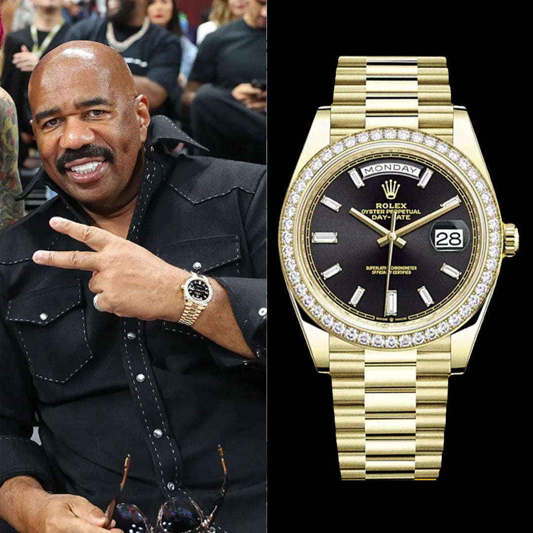 Steve Harvey Wears an Elegant Hublot Watch at InvestFest 2022 – Robb Report