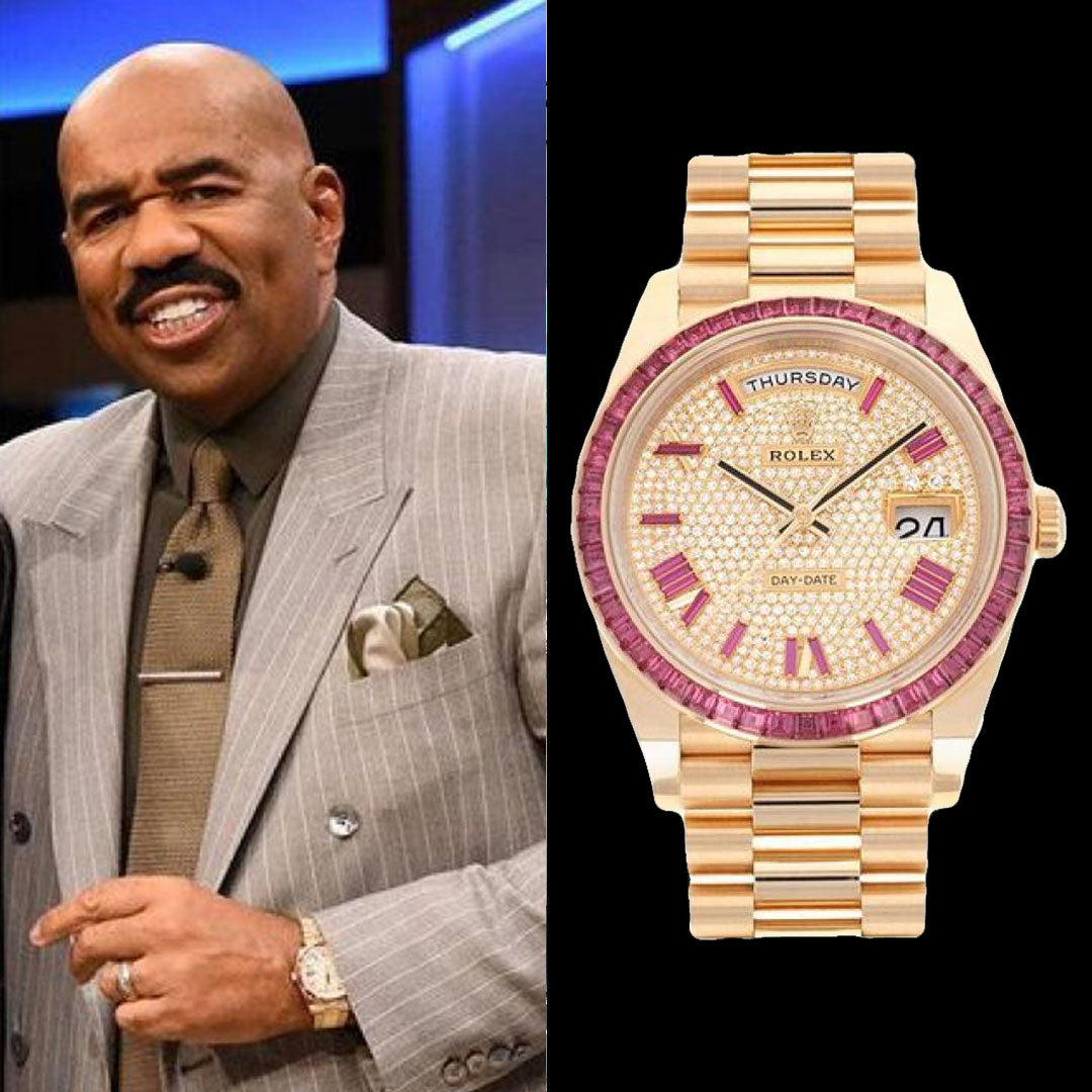 Steve Harvey Wears an Elegant Hublot Watch at InvestFest 2022 – Robb Report