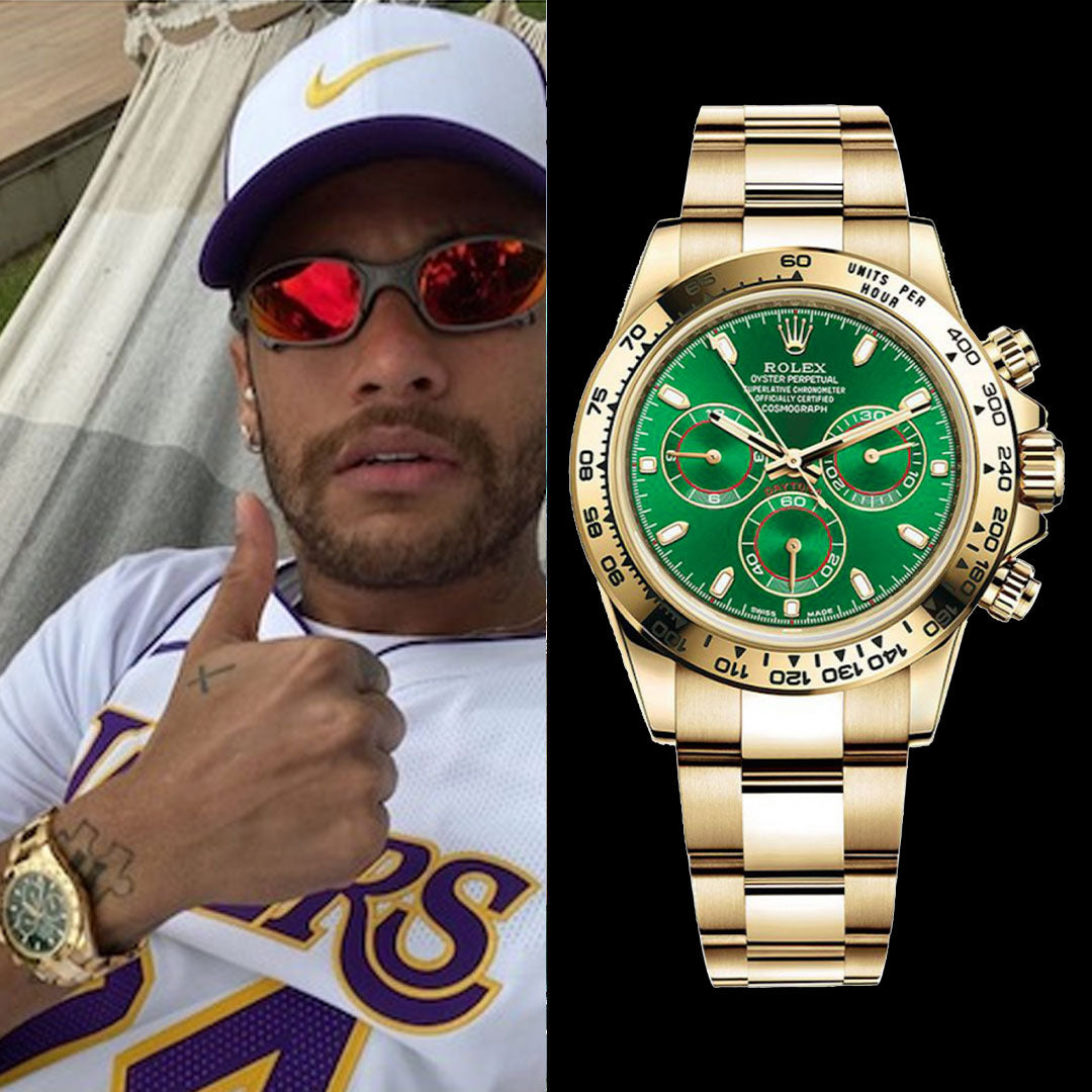 Neymar Jr wears Rolex Daytona