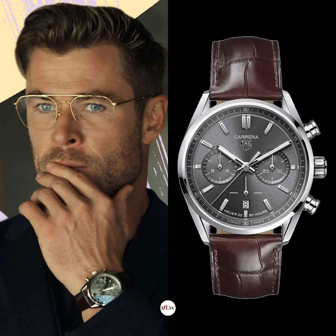 Chris Hemsworth Watch - TAG Heuer Carrera Automatic Chronograph CBN2012.FC6483