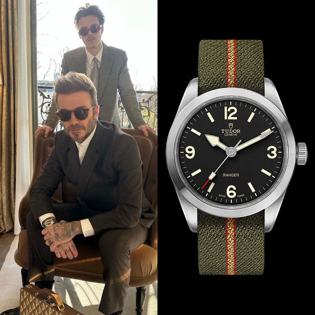 Model Cruz Beckham spotted wearing Rolex