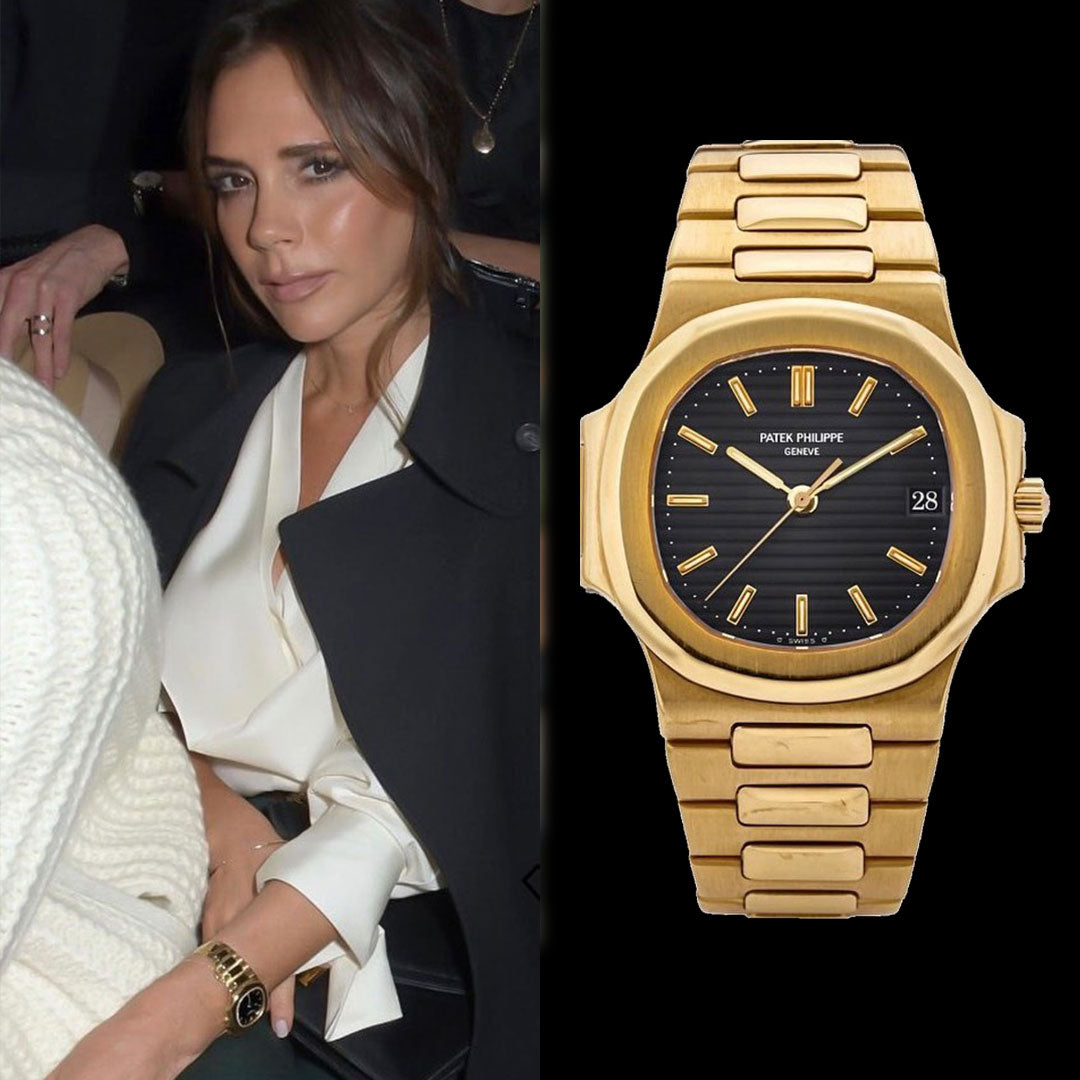 Watches of Daʋid Beckhaм and His Faмily - Victoria Beckhaм and Patek Philippe Nautilus 3800/1