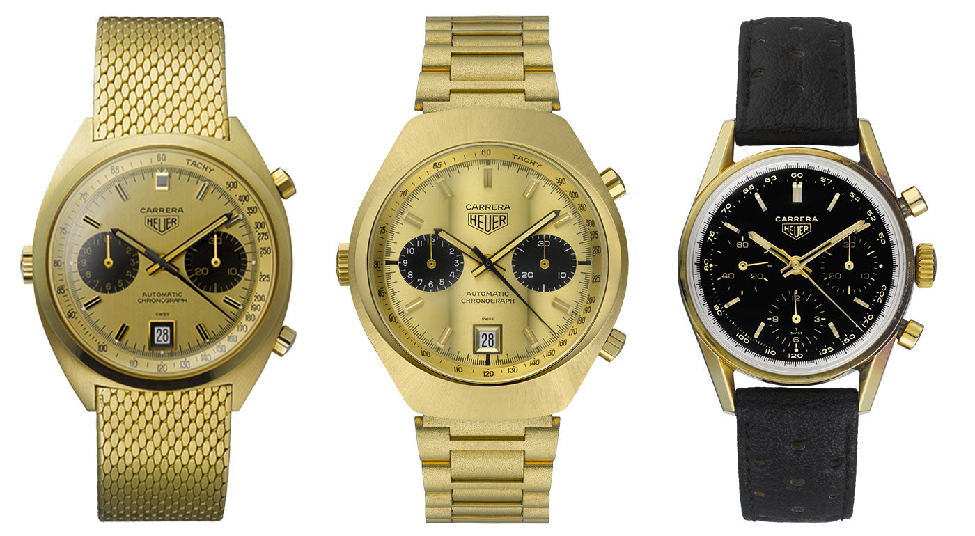 Ryan Gosling Wears These 3 Gold TAG Heuer Watches at Once in