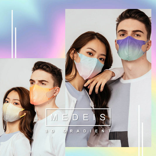 Medeis 3D立体一次性医用口罩 Gradient 20片装