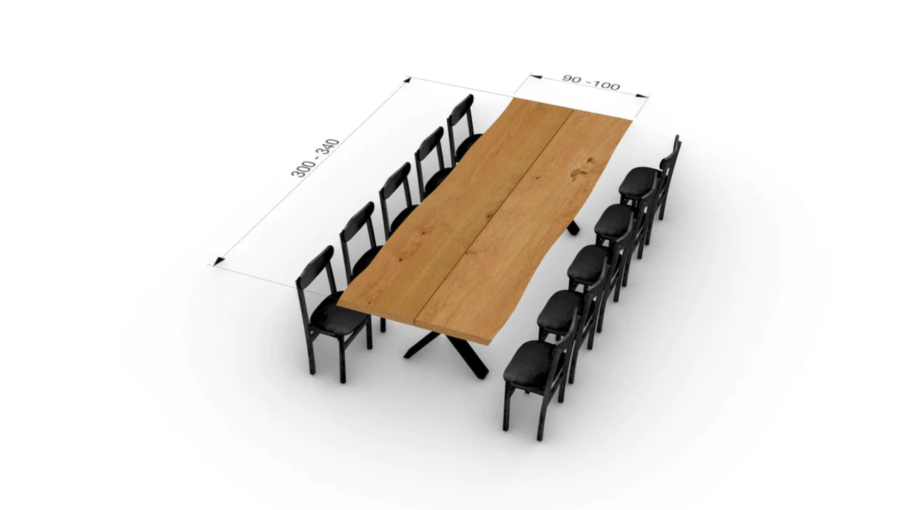 dimensioner til plankebord