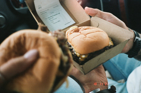 Burgers taken on the Pentax ESPIO 115g