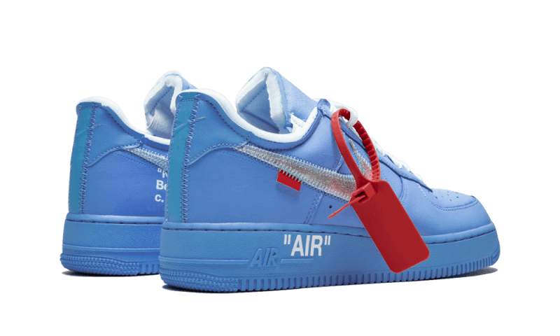 off white air force 1s blue