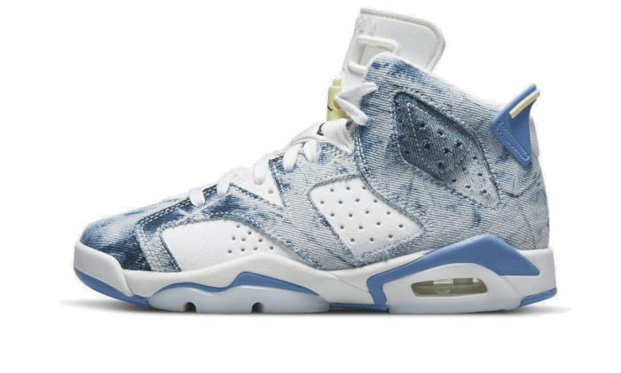 air jordan men's 6 retro washed denim