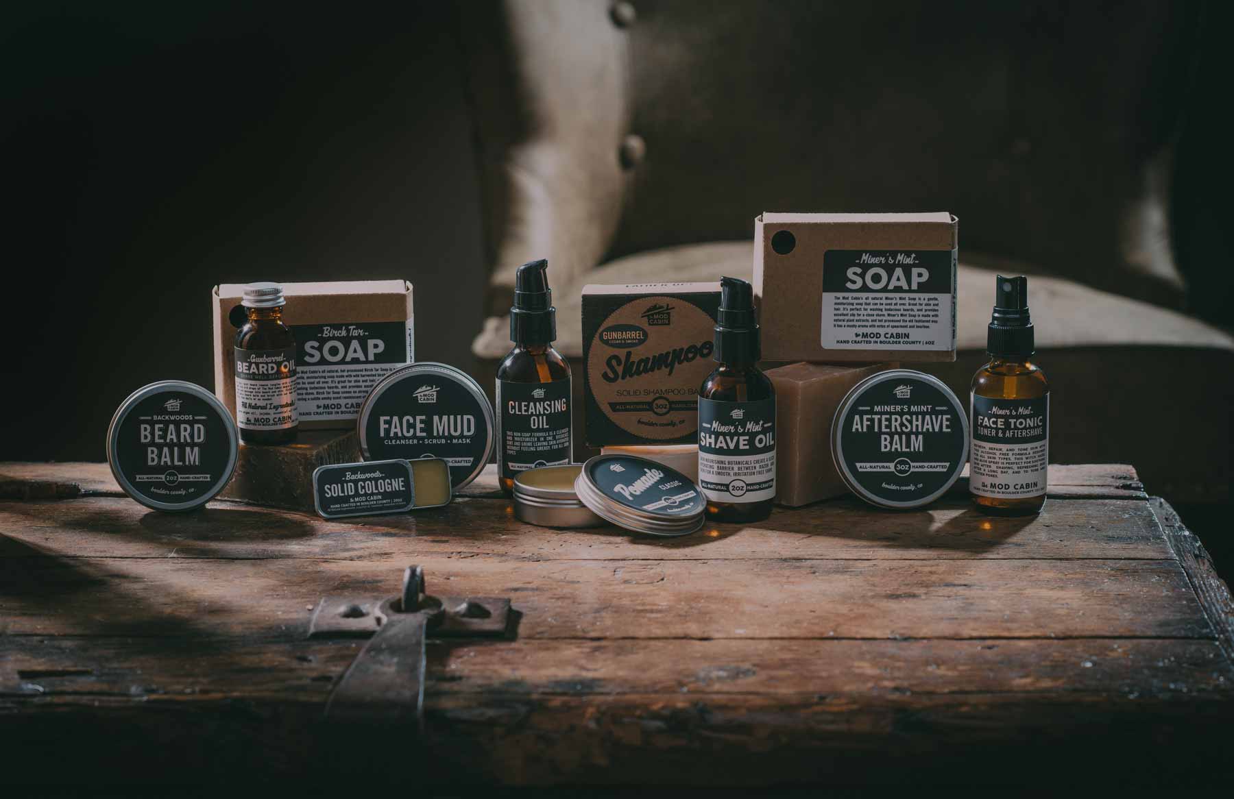 Mission Mercantile | Shop The Best Waxed Canvas Toiletry Shave Kits Smoke / Brown