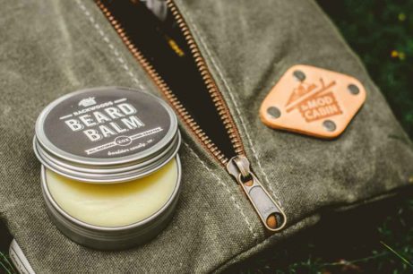 The Mod Cabin Backwoods Beard Balm with Canvas Pouch