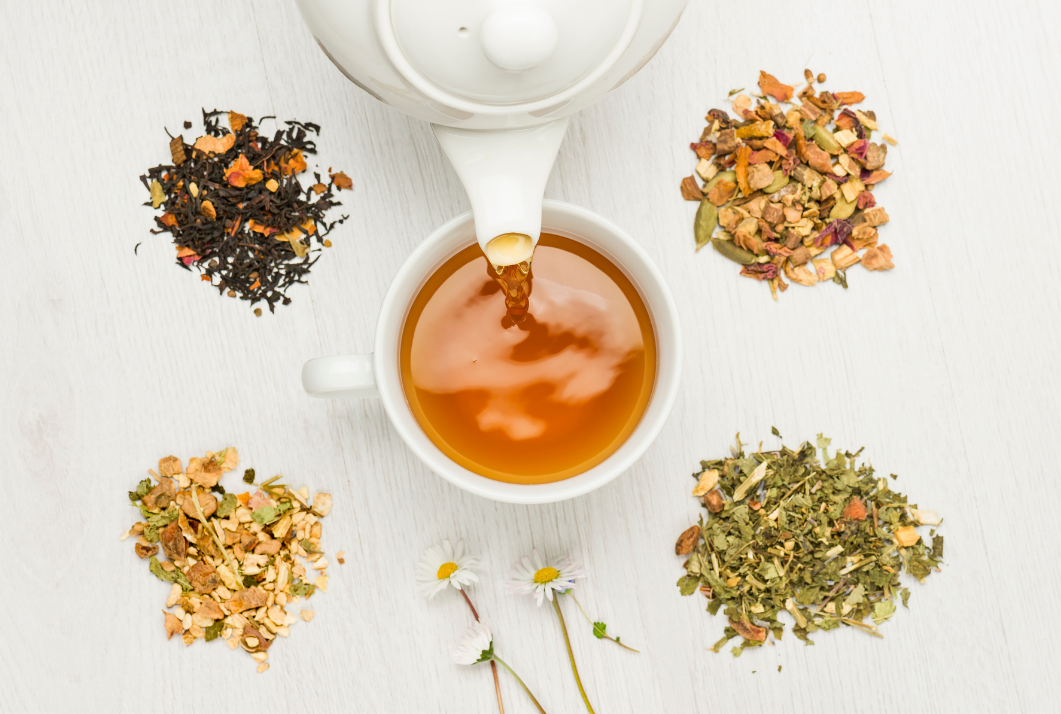 Herbal teas for postpartum after pains 