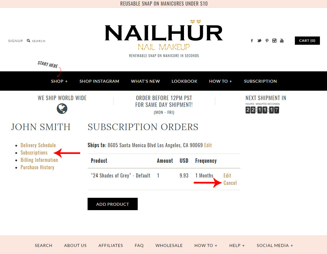 unsubscribe