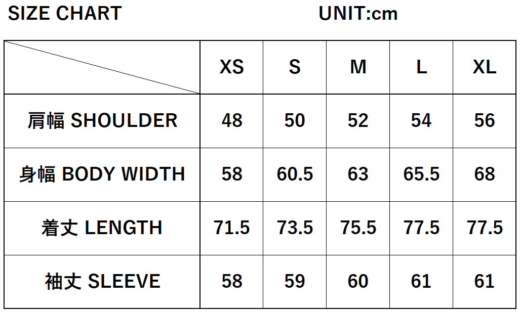 Uniqlo Size Chart For Men and Women