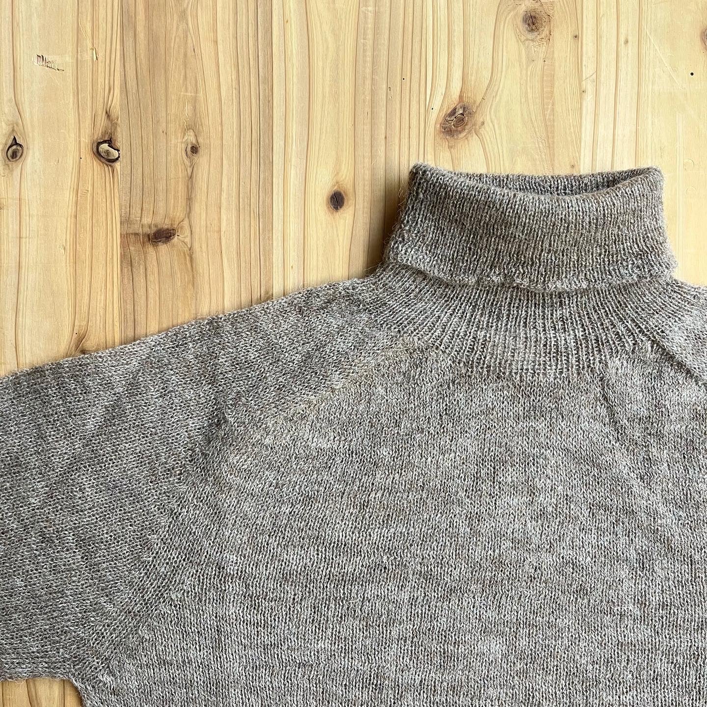 在庫あり】【在庫あり】ANATOMICA 1PLY SHETLAND SWEATER 38 ニット