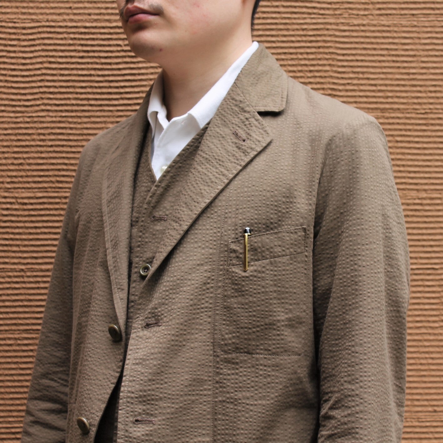 ANATOMICA HOBEREAU JKT BROWN 48 CORDUROY