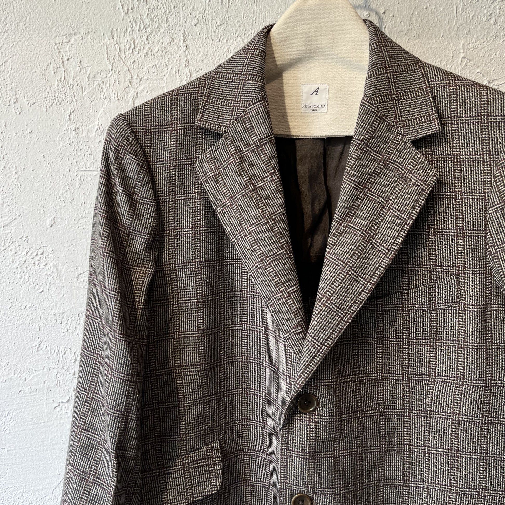 Charly Cotton Silk Brown Checks