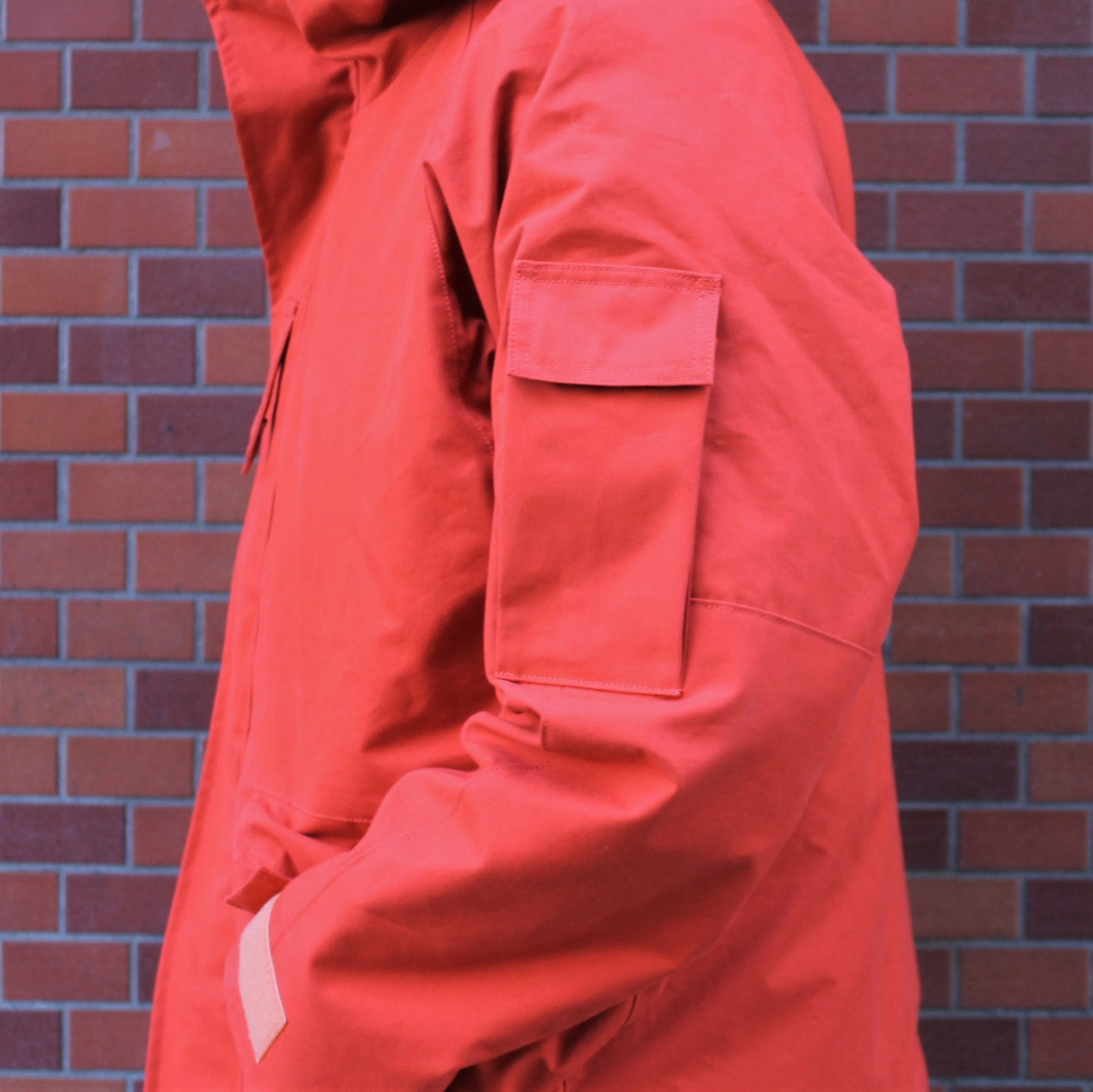 ANATOMICA VENTILE MILITARY PARKA RED S - マウンテンパーカー