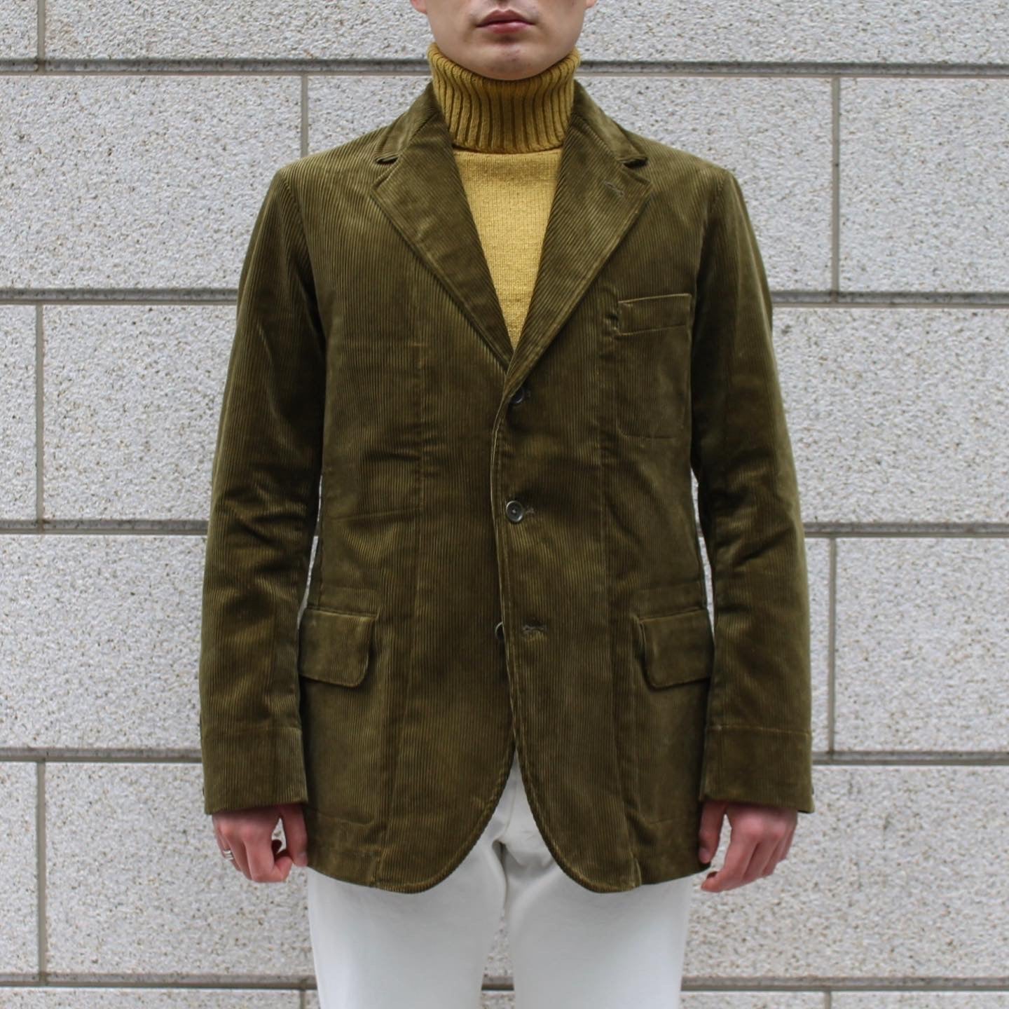 オンラインストア直売 ANATOMICA TENNIS ENGLISH CORDUROY OLIVE