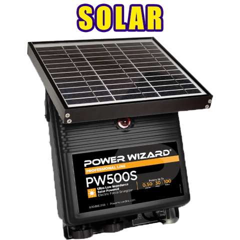 Solar Powered Electric Fence Charger