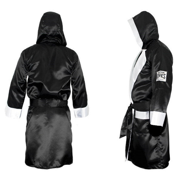 Adult Cleto Reyes Satin Boxing Robe with Hood – FIGHT 2 FINISH