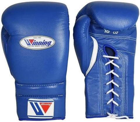 WINNING JAPAN BOXING TRAINING GLOVES - SKY BLUE LACE – FIGHT 2 FINISH