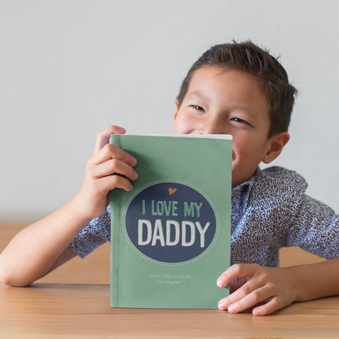 Custom book for dad from kids