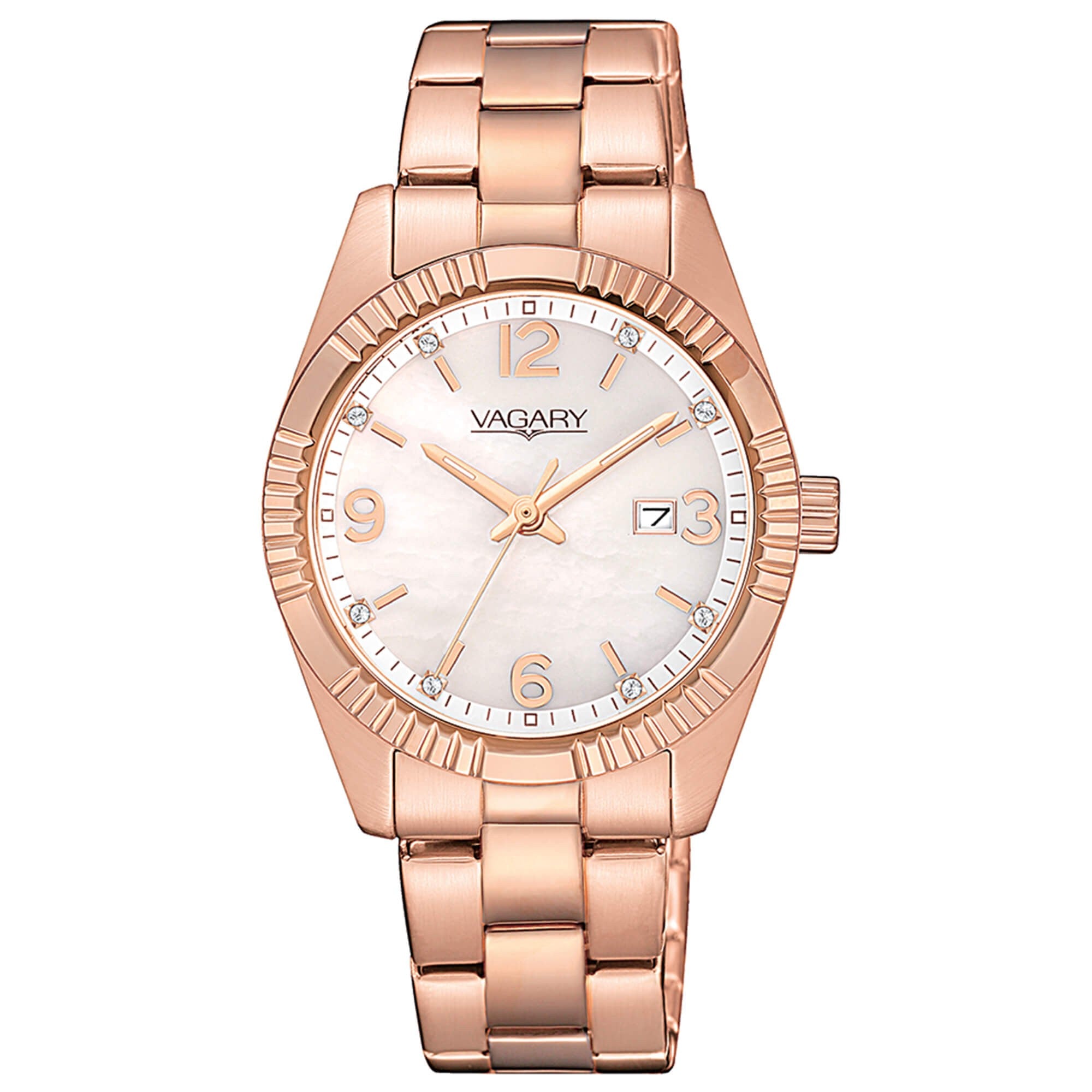 Orologio Vagary Timeless Lady Acciaio rosè Madreperla e Swarowski