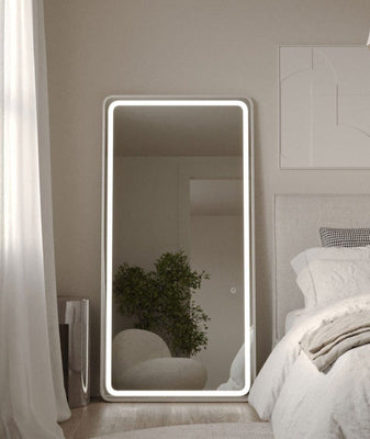 Kayla Silver Frame LED Rectangle Full Length Mirror (5 Sizes)